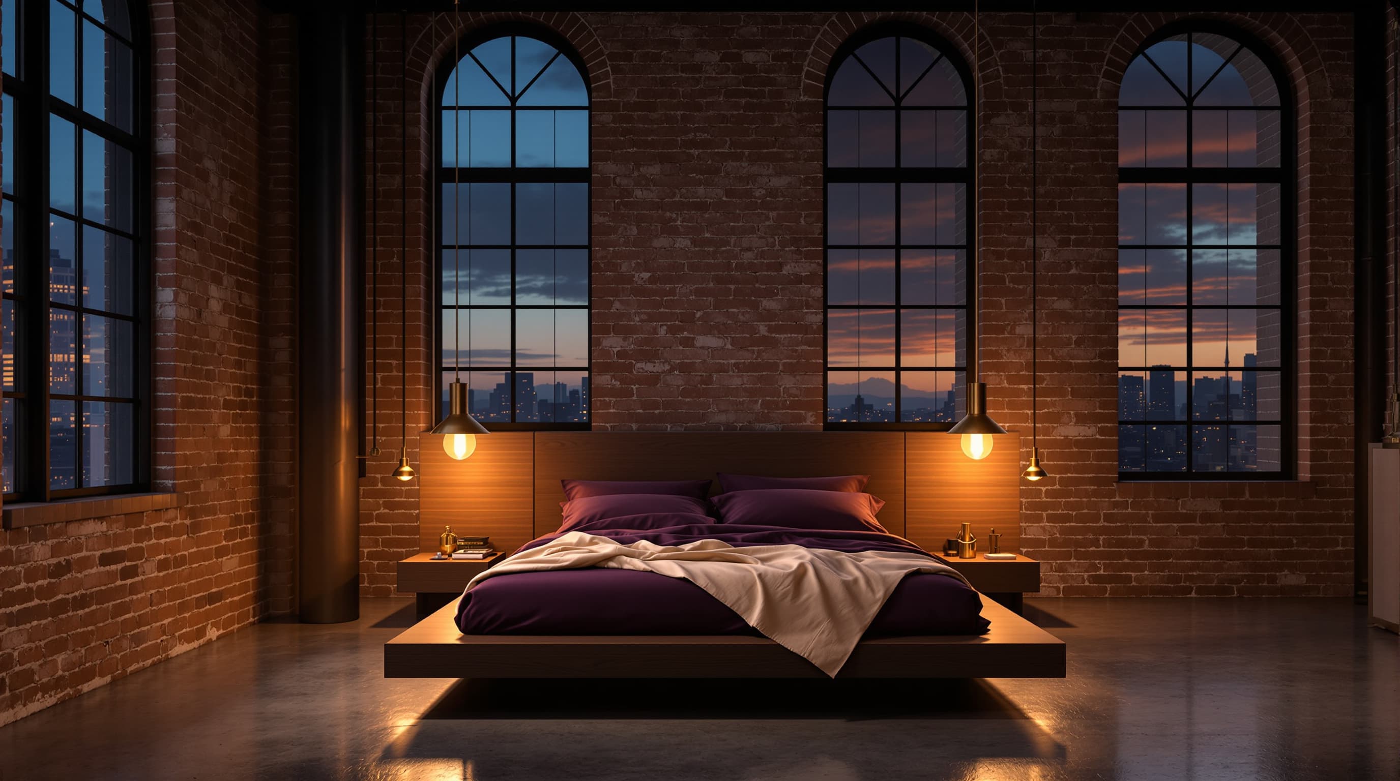 A bedroom styled through a DAF sourcing project
